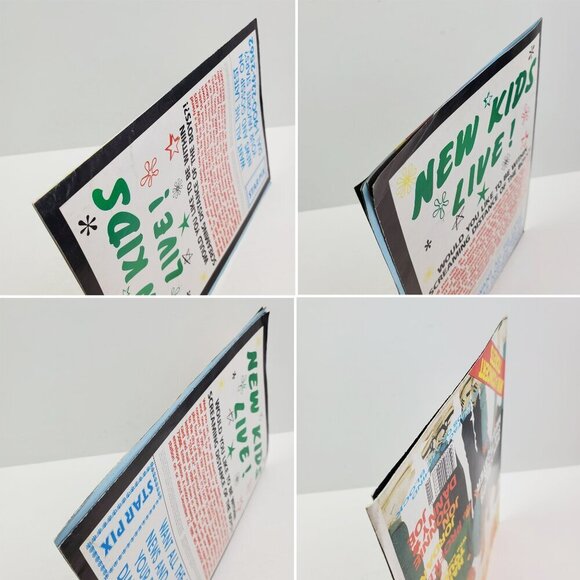 Star Pix New Kids on Block Mega Poster/Mini Magazine NKOTB Vintage 1990 Issue #1 - Picture 6 of 9